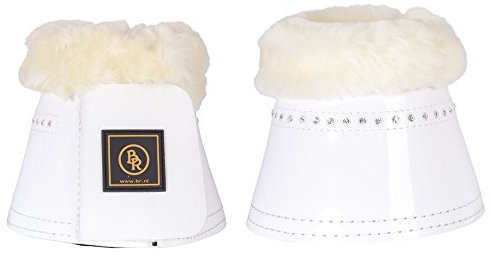 BR Springglocken Glamour Lacquer Sheepskin, Groesse:S, Farbe:Weiss