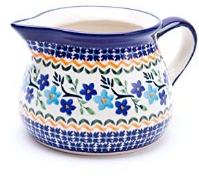 Original Bunzlauer Milk Churn Jug 0.6 L, 16.3 x 12 x 10.2 cm (W x L x H) in the decor 1154 A