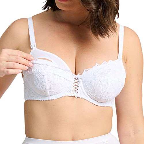 Sans Complexe Femme Arum Baby 71aae24 Soutien gorge de Maternit , Blanc, 100C EU