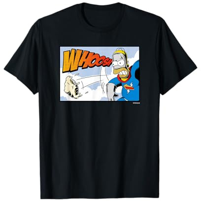 Cómic del superhéroe Pie Man de Homer de Los Simpson Camiseta