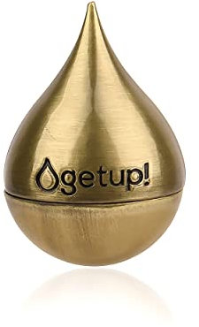 getup! mini Stehaufmännchen persönliches Geschenk Kraft Glücksbringer Talisman Freundschaft für Frauen & Männer Durchhalten Hoffnung Mut Erfolg Genesung Resilienz Schutzengel (vintage gold bronze)