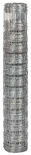 VOSS.farming 50m Wildzaun 125/13/15 Drahtzaun 125cm hoch verzinkt Knotengittergeflecht, Wildabwehr, Forstzaun, 2,0mm Draht, Weidezaun, Verbissschutz