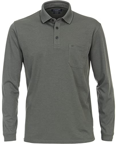 CASAMODA Polo-Shirt Langarm Uni