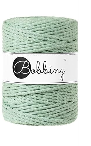 Bobbiny XXL 5 mm 3-lagige Makramee-Schnur (Aloe) 100 m