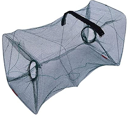 Fulenyi Nasse À Écrevisses Pliable Piège À Poisson Cage en Filet pour Pêche - 50 x 20 x 20 cm