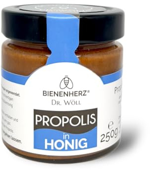 Dr. Wöll Propolis in Honig, 250 g | Propolis schmeckt, ideal auch für Kinder