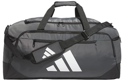 adidas Defender 5 Kleine Reisetasche, Team Dunkelgrau, Defender 5.0 Seesack, strapazierfähige Reisetasche, Sporttasche, für Damen und Herren