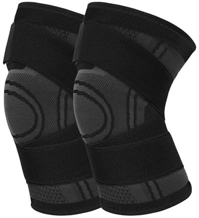 SWZEC Orthopulse 3D-Kniekompressionsstütze 360°Kniebandage, Sport wie Fitness Kraftsport und Crossfit – Stabilisierend & Schützend 360gradfitness