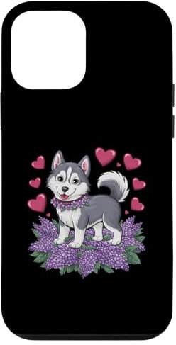 Custodia per iPhone 12 mini Husky con lilla