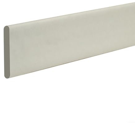 HOHOVYVY Rodapié autoadhesivo, rodapié suave, zócalo de mármol, tira gruesa anticolisión, tira decorativa para tubos de gas (gris)