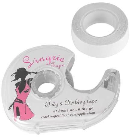 DEARMAMY 3 Set Nastro Biadesivo Per Indumenti Fibbie Cintura Nastro Adesivo Per Il Imbottito Strisce Abbigliamento Nastro Reggiseno Per Le Donne Nastro Adesivo Per Vestiti 2 Pezzi * 3