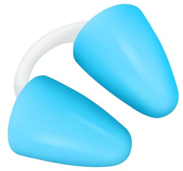 Baypify Painless Nose Plugs for Swimming, Kids & Adults,Stuff Into Nose | Painless silicone nose plugs for kids 6+ & adults. Soft, reusable, S/L sizes, multiple colors, pairs with earplugs