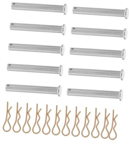KITANDOVE 10pcs Scaffolding Coupling Pin with Clip Locking Pins for Scaffold Equipment Reliable Spring Retainer for Construction Safety and Efficiency