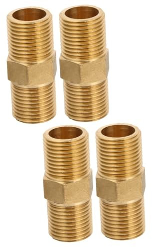 YARNOW 4pezzi Attacchi per Tubo Giardino Npt Adattatori Massiccio per Raccordi Flessibili Connettori Resistenti e Facili da Installare per Irrigazione e Uso Domestico