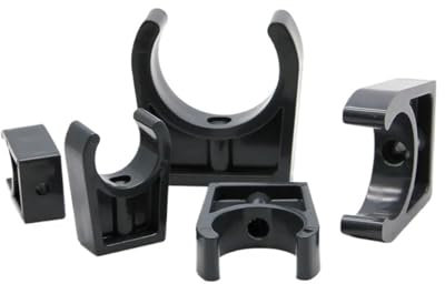 WUSHADEHANS Support de Tuyau en PVC, Colliers de Serrage en PVC for Micro-Irrigation de Jardin, raccords de Fixation Stables en U for Tuyau d'eau, connecteurs de Tube, 2 pièces(Inner DIAMETER-110)