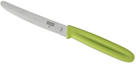 KUHN RIKON SWISS KNIFE Allzweckmesser gezackt grün, Edelstahl