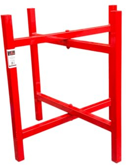 Bricklayers Spot Board Stand Skimflex Mortar Board Holder – Heavy Duty Steel, Powder Coated Red, Foldable for Easy Storage – Available in 500mm, 750mm, 900mm Heights, Single or Multipacks (900mm high)