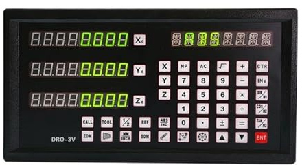 Linear Scale, DRO-3V 3-Axis Milling Lathe Digital Readout AC/TTL 5V For Optical Grider Ruler Linear Scale Encoder for Mill Machine