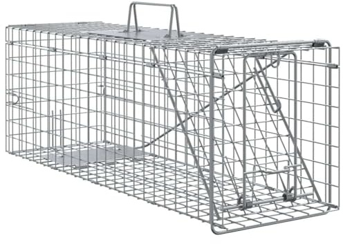 Genérico Trampa para Animales Antracita 61 x 20 x 21,5 cm Acero,Deportes,Actividades al Aire Libre,Caza y Tiro,Caza,Trampas para Animales,42017312