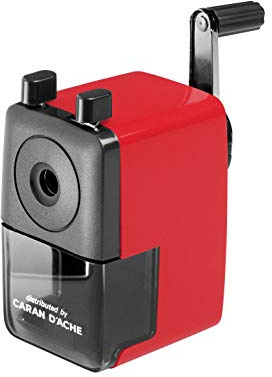 Caran d'Ache Bleistiftspitzmaschine, Kunststoff, Rot