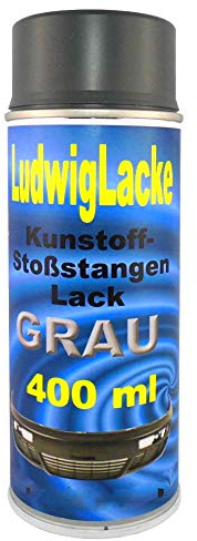 1 Spraydose Bumperlack grau Speziallack für Kunststoffstoßstangen