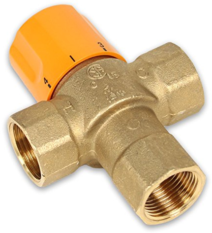 Thermostatisches Mischventil Solar 3/4'' IG, regulierbar 35°C-55°C