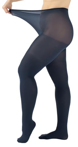 CALZITALY Blickdichte Strumpfhose Grosse Grössen, Curvy Strumpfhosen Plus Size | 60 DEN |XL, 2XL, 3XL, 4XL | Made in Italy