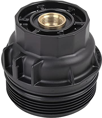 X AUTOHAUX Capuchon de filtre à huile pour voiture - Noir - 15620-36020 - 1562036020