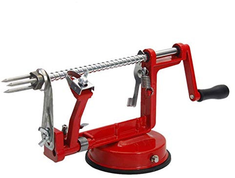 Piaoliangxue Apple peeling machine - Stainless Steel Apple Peeler Slicer - 3-in-1 automatic peeling hand sharpening machine - For Kitchen