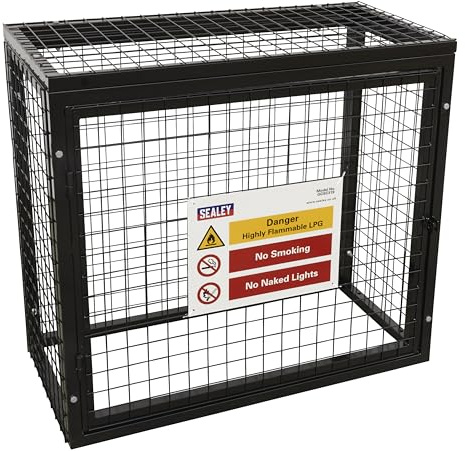 Sealey Gas Cylinder Safety Cage - 3 x 19kg Cylinders - GCSC319