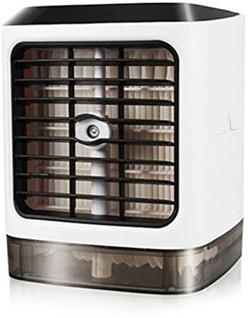 Brawdress Portable Air Conditioner Fan, Mini Usb Air Conditioner Water Cool Cooling Fan Cooler Humidifier for Bedroom, Home, Car, Office