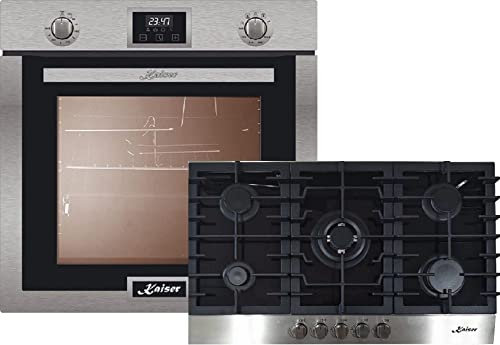 Kaiser Set de cuisinière à gaz EG 6372 + KCG 9386, Four à gaz à encastrer, 79L+CUISINE À GAZ
