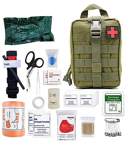Kit di pronto soccorso multiuso, kit di emergenza essenziale per il campeggio, attrezzatura da viaggio all'aperto, inclusi 16 tipi di forniture di primo soccorso(B)