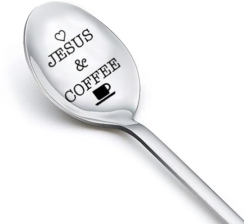 Coffee Spoon for Mom Dad Birthday Gifts for Women Best Friend Christmas Gifts for Men Son Daughter Gifts for Coffee Lovers Drinkers Boyfriend Husband Gift from Wife Girlfriend Expresso Spoons