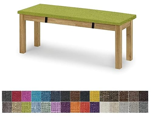 Generisch Bankauflage Sitzkissen, Bankauflage, 100 x 45 x 8 cm, Gartenbankauflage, waschbar und abnehmbar, mehrere Farbgrößen erhältlich, Grasgrün