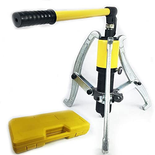 DSYOGX 15T Hydraulik Abzieher, Hydraulischer mit Grabstange Antriebswellen Ausdrücker Set 3-Arm Polradabzieher für Flanschen, Zahnrädern und Lagern