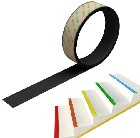 Protections De Bord Et D'angle Nez De Marche Caoutchouc Nez De Marche Profilé D'escalier Nez De Marche En Caoutchouc Pour Les Bords D'escalier Extérieurs Ou Intérieurs ( Color : Nero , Size : T3cmxL1m