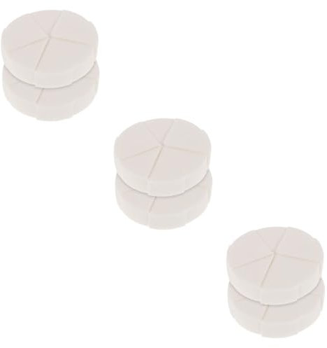 Baluue Make-up-schwamm 6 Sätze Dreieckiger Schwamm-hauch Dreieckige Puffs Für Gesichtspuder Gesichtsschwamm Make up Sponge Makeup Sponge Make-up- -tools Frauen Schwamm Blätterteig Emulsion Weiß