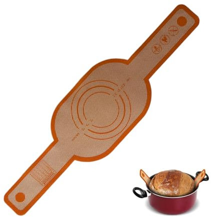Tapis De Cuisson En Silicone Avec Poignées - Tapis De Cuisson En Silicone