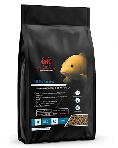 BHK Daily Grow Koifutter schwimmend – Sommerfutter – 3 mm – 1,2 kg
