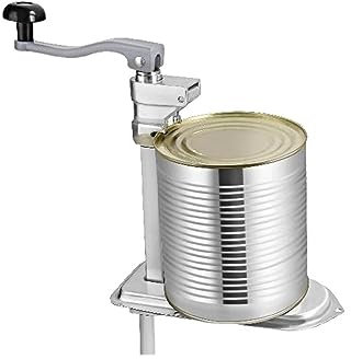 Apriscatole commerciale 30/40 cm in acciaio inox manuale Apriscatole da tavolo con montaggio su tavolo con barra angolata for ristoranti Utensili elettrici, da giardino e manuali(40cm)