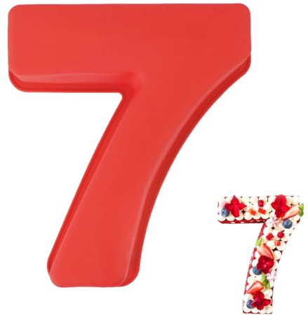 Vicloon Nombre de Silicone Moule 3D en Silicone pour Décoration de Gâteaux, Mariage, Anniversaire, Fête