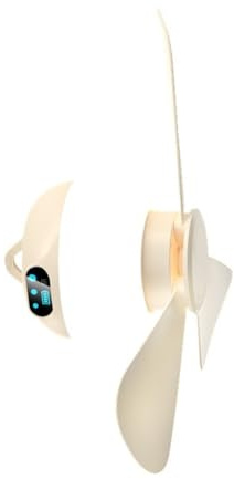 Ventilador USB portátil con función de luz nocturna, función de luz nocturna, hoja desmontable, funcionamiento silencioso, para acampar al aire libre, USB desmontable