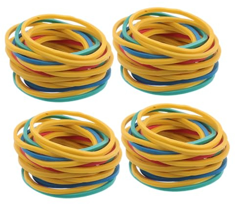 Anelli Elastici Colorati 50mm in Gomma Assortiti 300 Pezzi