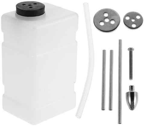 Alipis Tanque de Combustible Transparente para Avión de Radio Control Plástico Duradero y Fácil Monitoreo de Niveles, Adecuado para Aficionados y Aeronaves de Ala Fija