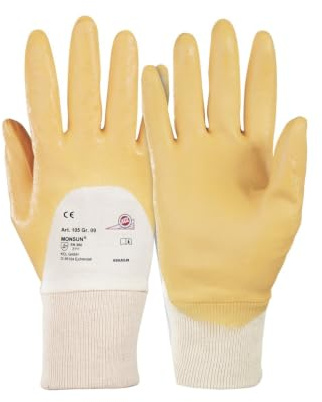 KCL Schutzhandschuh Monsun 105 Größe 10 EN388 Kategorie II Material Nitril. Inhalt 10 Paar