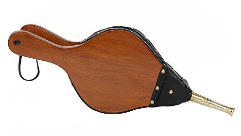 Minuteman International Kleiner Blasebalg, Ahorn Kaminbalg, Holz, Schwarz, Messing, Small