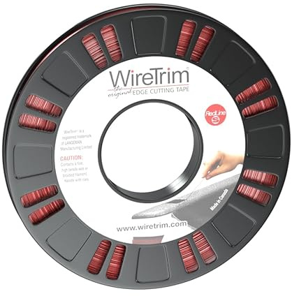 WireTrim Edge Cutting Tape, 1/4-Inch X 100 Feet (1 Roll, Redline S)