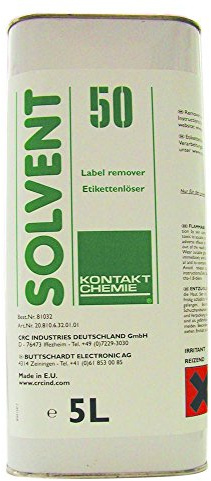 Format 81032-AA CRC 81032-AA-SOLVENT 50 Klebstoffentferner, 5 l, schwarz