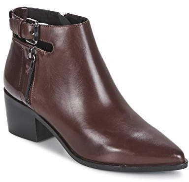 Geox D LIA B D640HB04338 - Botines para mujer, color Marrón (DK BURGUNDYC7357), talla 36 EU